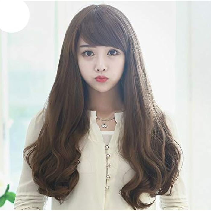 DILLARDS Fashion Delicate Long Curly Wigs For Ladies Chocolate C8109-3 - Image 4